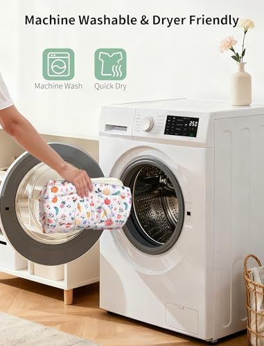 Baby High Chair Cover, Waterproof & Machine Washable White - Image 7