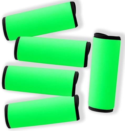 Neoprene Luggage Handle Wraps for Traveling Bright Color Luggage by GOWRAPS