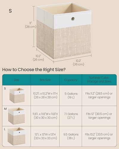 SONGMICS Storage Cubes - Image 4