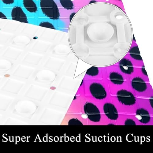Bath Tub Shower Mat, Washable Bathtub Floor Mats, Suction Cups and Drain Holes - Image 3