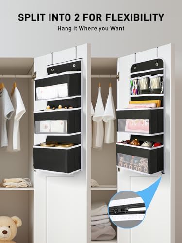 Yecaye 2-in-1 Over The Door Organizer - Image 2