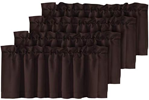 H.VERSAILTEX Blackout Valances for Windows, Kitchen Valance Curtains for Living by HVERSAILTEX