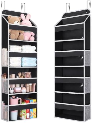 LAMU Over the Door Organizer, Large Capacity Behind the Door Storage by YourHome-OrganizationHelper