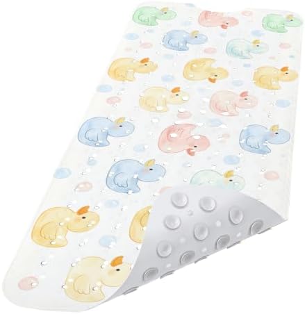Kids Bathtub Mat Non Slip, 40 x 16 Inch Tub Mat by Lnond