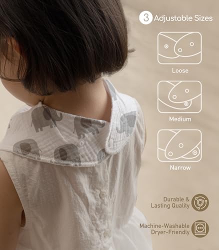 8 Pack Muslin Baby Bandana Bibs - Image 4