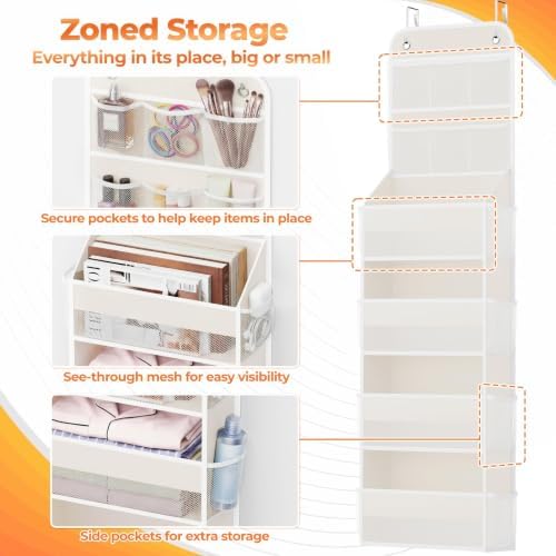 SpaceHacks 6-Tier Over the Door Organizer - Image 3