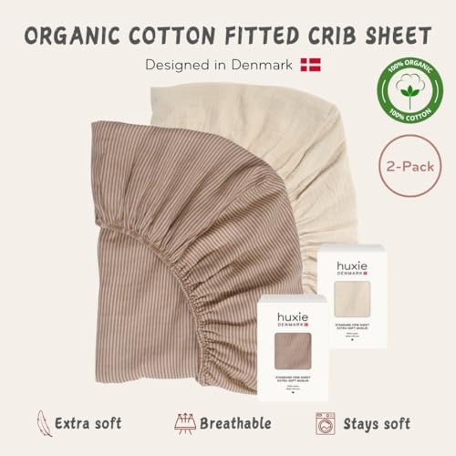 Crib Sheets, 100% Organic Cotton Muslin - Image 3