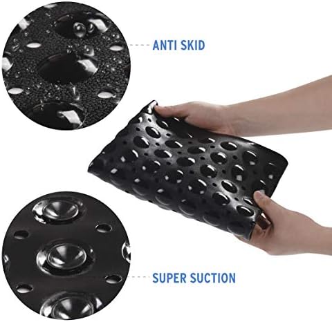 AmazerBath Bath Tub Mat, Medium Size 27.6 x 15 Inches Non-Slip Shower Mats - Image 3