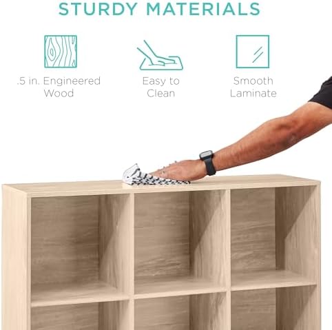 Best Choice Products 9-Cube Storage Organizer, 13.5in Shelf Opening, Display - Image 6