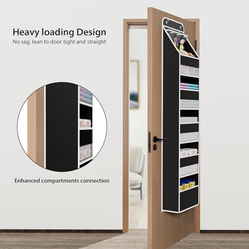 Univivi Fabric Over Door Hanging Organizer - Image 2
