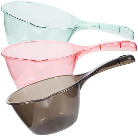 3pcs Plastic Water Ladle for Home and Restaurant Use by Healifty