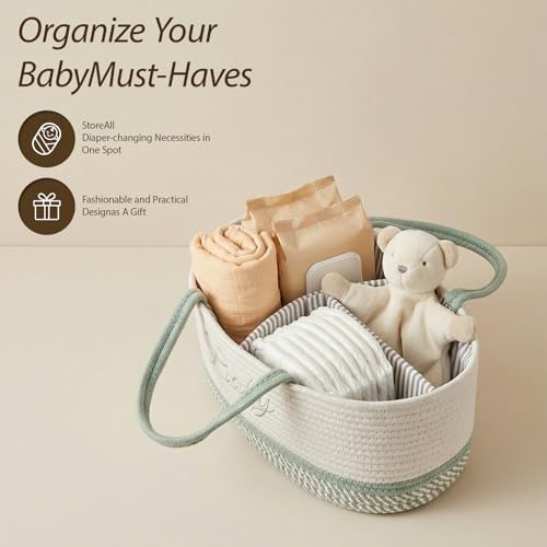 DUHEL Diaper Caddy Organizer - Image 5