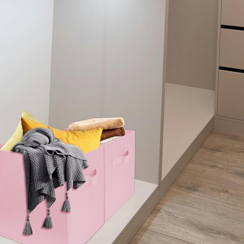 3 Pcs Storage Cubes, 10.5 Inch Collapsible Storage Bins, Fabric Foldable Bins - Image 6