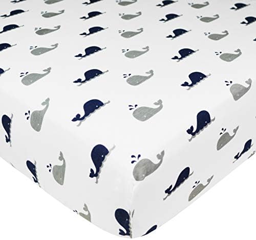 American Baby Company Cotton Fitted Crib Sheet 52x28" by AmericanBabyCompany