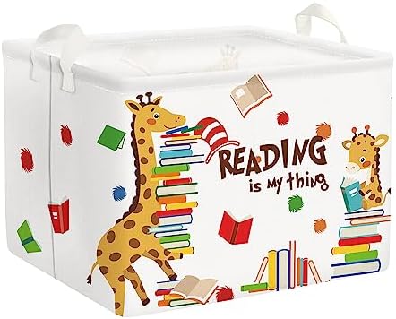 Clastyle Large Reading Corner School Classroom Book Basket Toy Nursery Bin by Clastyle