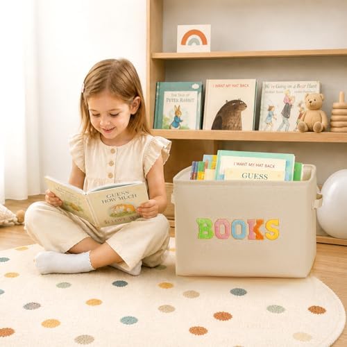 Book Lover Gifts Kids Book Storage Basket - Image 4
