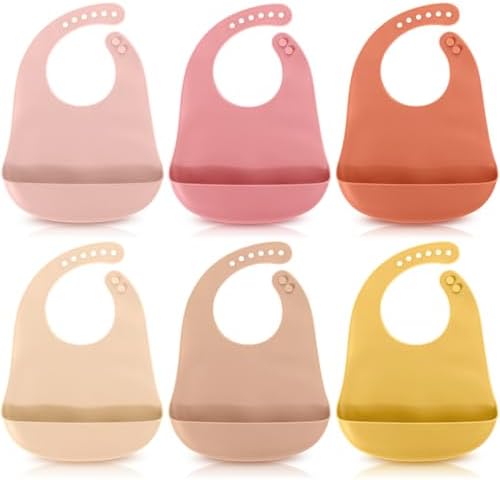 Mepase Silicone Bibs for Baby Waterproof Silicone Bib by Mepase