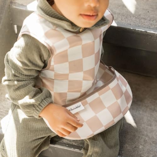 Tiny Twinkle Mess Proof Baby Bibs | 2 Pack Waterproof Toddler Bib - Image 6