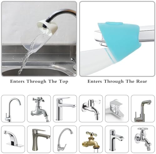 Faucet Extender for Kitchen and Bathtub Sink, Universal Sink Handle Extenders - Image 6