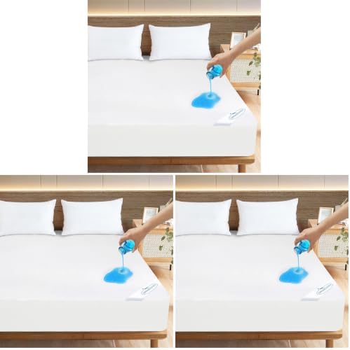 Full Size Mattress Protector Waterproof Mattress Topper Pad Cover Fitted Bed by SpringspiritBedding