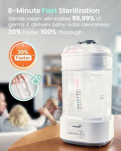 Grownsy Compact Baby Bottle Sterilizer and Dryer - Image 4