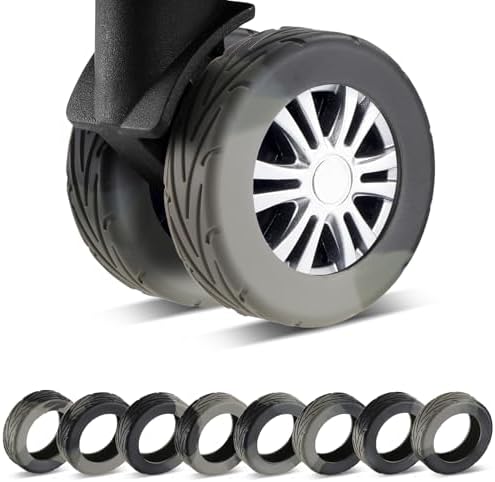 8Pcs Luggage Wheel Covers, Travel Accessories by Wanzhuango