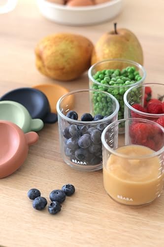 BEABA 4 Pack Glass Baby Food Jars - Image 7