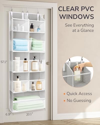 ULG Over the Door Organizer, 5-Tier Extra Large Hanging Storage - Image 2