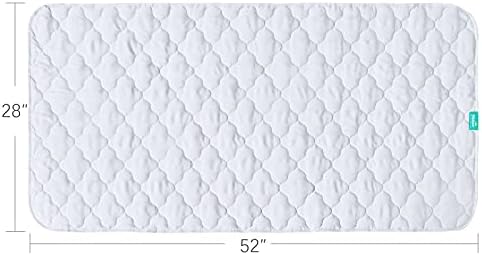 Waterproof Crib Mattress Protector 2-Pack, Non-Slip Quilted Pad - Image 6