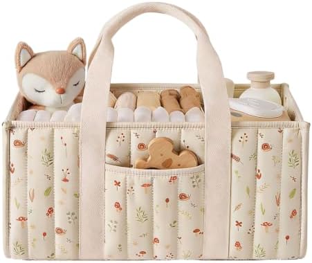 Woodland Diaper Caddy Organizer Stylish Nursery Storage Basket by Unknown