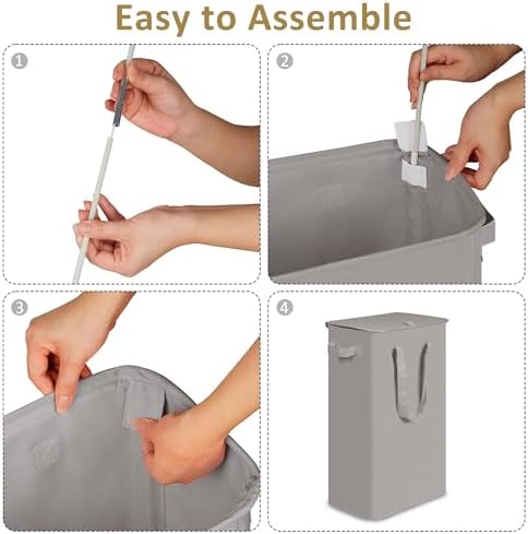 efluky Slim Laundry Basket - Image 4