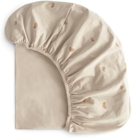 mushie Stretchy & Soft Crib Sheet | Fitted 28" x 52" by mushie