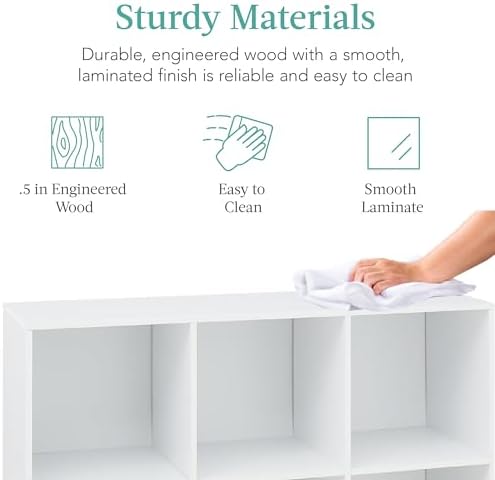 Best Choice Products 6-Cube Storage Organizer, 13.5in Shelf Opening, Display - Image 6