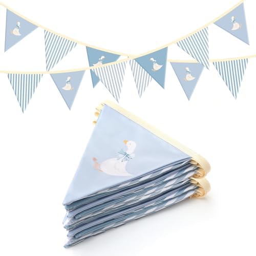 Hahafelt Goose Fabric Banner 1st Birthday Decor by Hahafelt