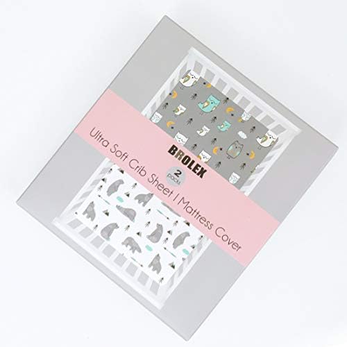 BROLEX Baby Fitted Crib Sheets: Kid Crib Sheets - Image 2