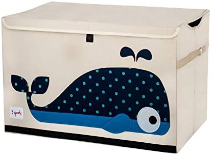 3 Sprouts Large Toy Chest, Lid and Handles, Collapsible Bin by 3Sprouts