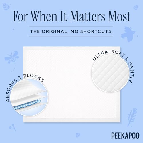 Peekapoo - The Original Disposable Baby Changing Pad Liners – 50 Pack - Image 3