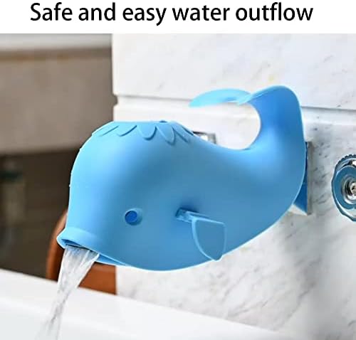 Silicone Whale Bath Spout Cover, Baby Faucet Safety Guard - Image 7