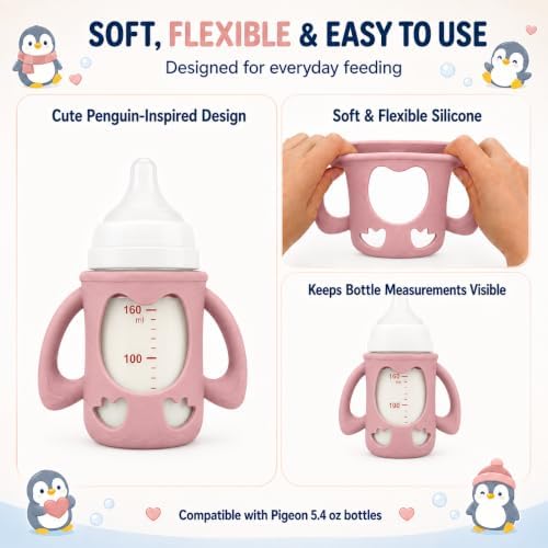 3 Pack Baby Bottle Handles & Holders - Image 3