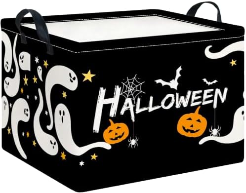 CLOCOR Rectangular Storage Basket, Collapsible Cute Pattern Storage Bin by CLOCOR