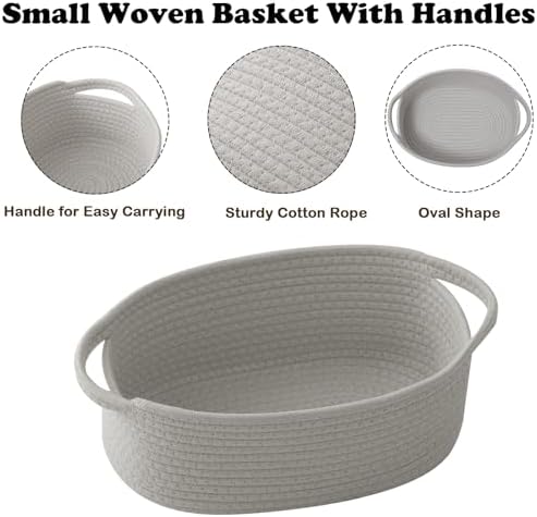 Grey Woven Rope Basket - Image 6
