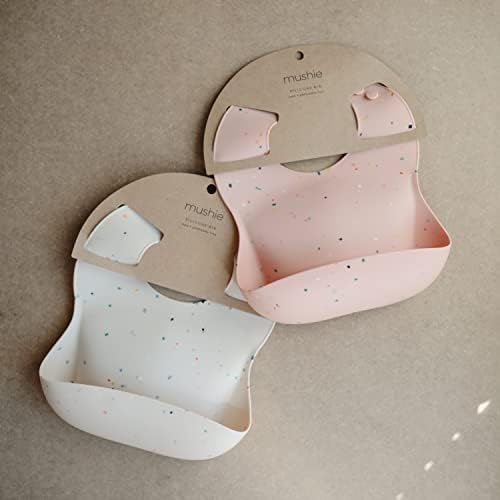mushie Silicone Baby Bib | Adjustable Fit - Image 2