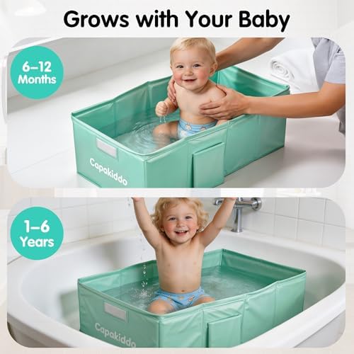 Collapsible Baby Bathtub, Space-Saving & Easy to Clean - Image 5