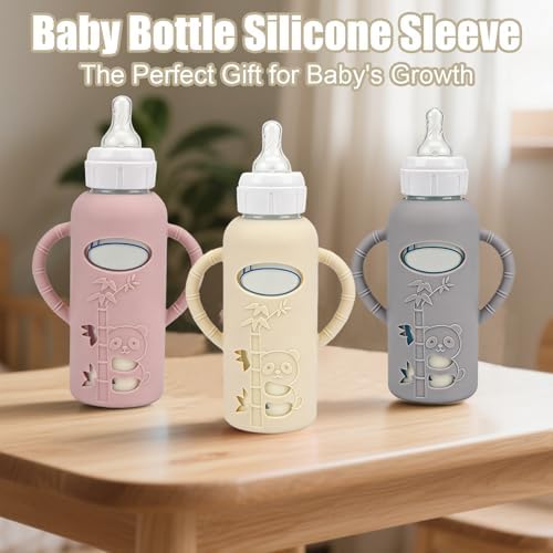 3 Pack Silicone Sleeves for Dr. Brown's Glass Bottles 8 OZ - Image 7