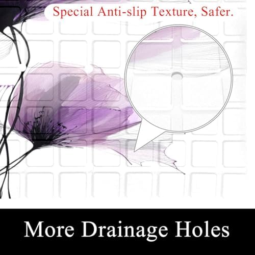 Shower Mat Non Slip 26.8 x 15.1 Inches, Non Slip Bath Mat - Image 2