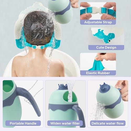FUNUPUP Baby Shower Cap with Bath Rinse Cup - Image 3