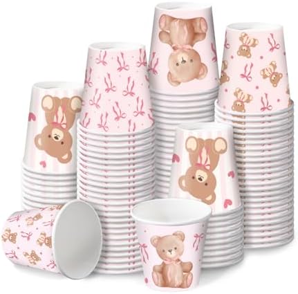 RUSPEPA 3 oz Bathroom Cups, Kids Disposable Paper Cups by RUSPEPA