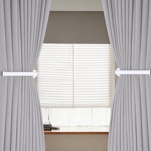 Groleca Adhesive Curtain Holdbacks, Curtain Tiebacks, 4 Pack - Image 2