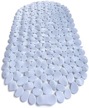 “Pebbles” Non-Slip Bathtub & Shower Mat 27”x14” Oval - Image 2
