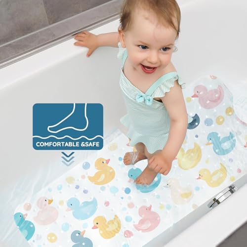 LNOND Bath Mat for Tub for Kids, Toddler Bathtub mat Non Slip, Colourful - Image 6